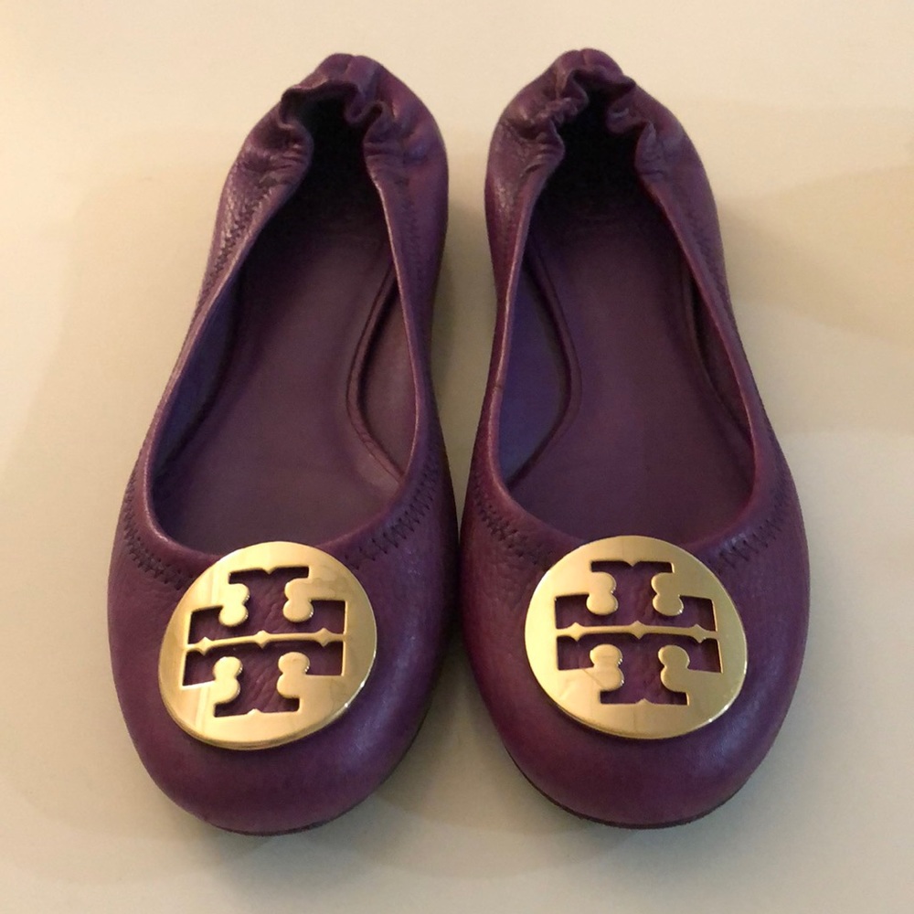 Tory Burch Like New Purple ballet flats